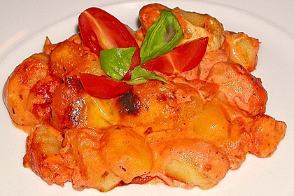 Gnocchi - Auflauf mit Tomate und Mozzarella 5