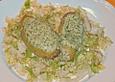 Feuermohns &uuml;berbackene Gorgonzola-Kartoffeln