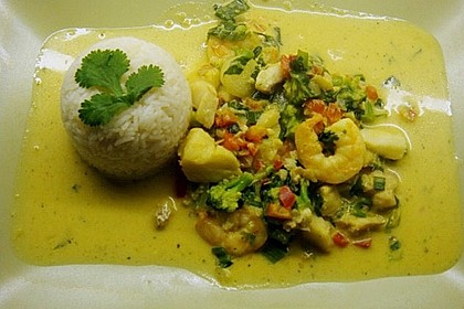 Thailändisches Garnelencurry 25
