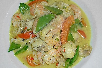 Thailändisches Garnelencurry 7