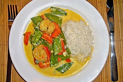 Thailändisches Garnelencurry 5