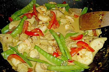 Thailändisches Garnelencurry 10