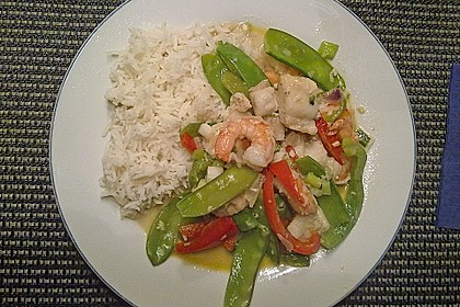 Thailändisches Garnelencurry 21