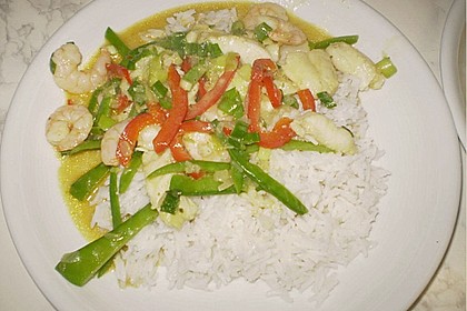 Thailändisches Garnelencurry 28