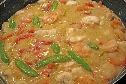 Thailändisches Garnelencurry 24