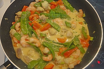 Thailändisches Garnelencurry 16