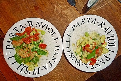 Thailändisches Garnelencurry 20