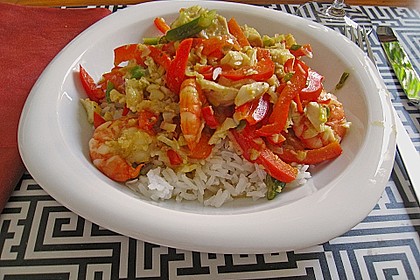 Thailändisches Garnelencurry 2