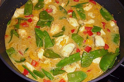 Thailändisches Garnelencurry 6