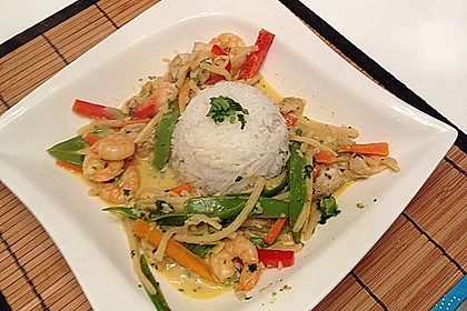 Thailändisches Garnelencurry 4