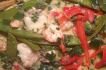 Thailändisches Garnelencurry 1