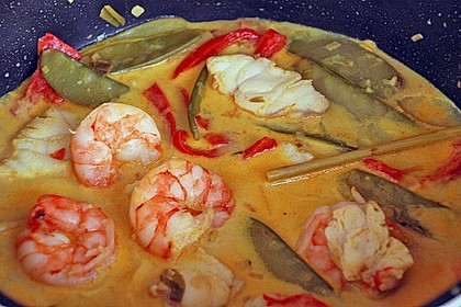 Thailändisches Garnelencurry 8