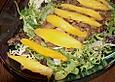 Austernpilzsalat mit Mango