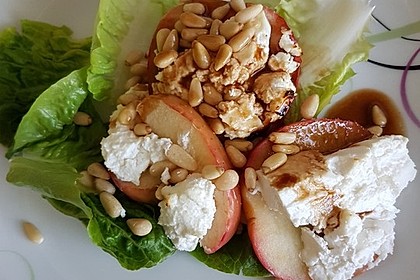 Überbackener Ziegenkäse mit Honigsauce 30