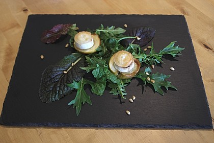Überbackener Ziegenkäse mit Honigsauce 9