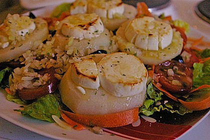 Überbackener Ziegenkäse mit Honigsauce 45