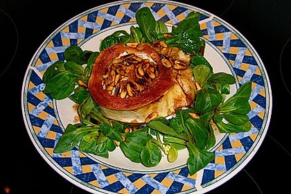 Überbackener Ziegenkäse mit Honigsauce 14