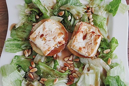 Überbackener Ziegenkäse mit Honigsauce 50