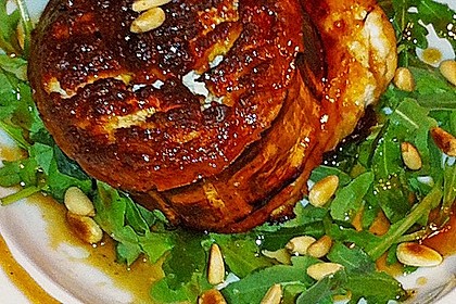 Überbackener Ziegenkäse mit Honigsauce 51