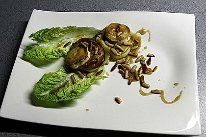 Überbackener Ziegenkäse mit Honigsauce 56
