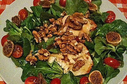 Überbackener Ziegenkäse mit Honigsauce 42