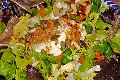 Überbackener Ziegenkäse mit Honigsauce 59