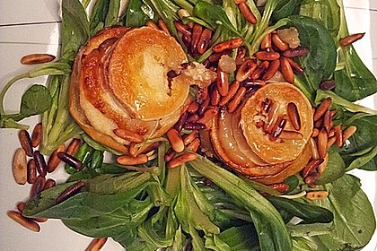 Überbackener Ziegenkäse mit Honigsauce 34