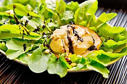 Überbackener Ziegenkäse mit Honigsauce 10