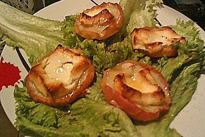 Überbackener Ziegenkäse mit Honigsauce 75
