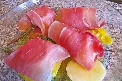Überbackener Ziegenkäse mit Honigsauce 77