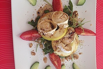Überbackener Ziegenkäse mit Honigsauce 39