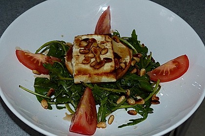 Überbackener Ziegenkäse mit Honigsauce 48