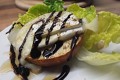 Überbackener Ziegenkäse mit Honigsauce 17
