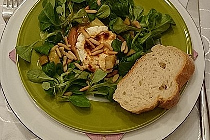 Überbackener Ziegenkäse mit Honigsauce 26