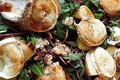 Überbackener Ziegenkäse mit Honigsauce 40