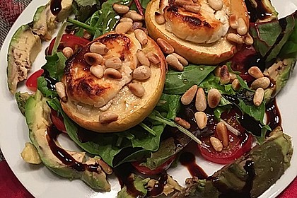 Überbackener Ziegenkäse mit Honigsauce 27