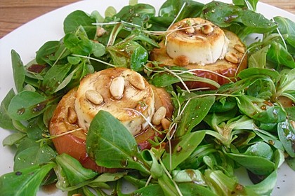 Überbackener Ziegenkäse mit Honigsauce 54