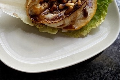 Überbackener Ziegenkäse mit Honigsauce 46