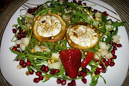 Überbackener Ziegenkäse mit Honigsauce 33