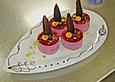 Mousse mit Brombeeren