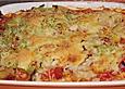 Hackauflauf mit Lauchkruste