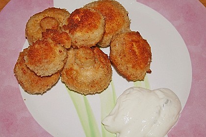 Frittierte Champignons