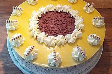Mohn - Sahnetorte