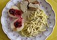 Schweinemedallions mit Gorgonzolasauce