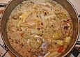 H&uuml;hnchenragout mit Spargel - Rhabarber - Gem&uuml;se