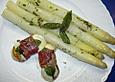 Spargel mit Mozzarella - Schinken - P&auml;ckchen