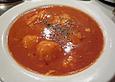 Tomatensuppe mit K&auml;sekl&ouml;&szlig;chen