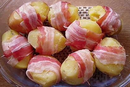 Speckkartoffeln in Käse - Sahne - Sauce 5