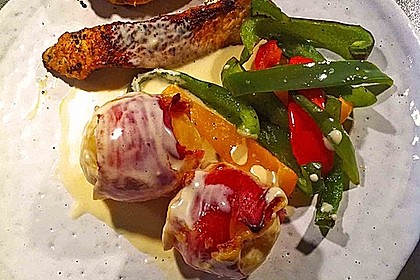 Speckkartoffeln in Käse - Sahne - Sauce