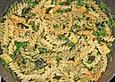 Nudeln mit Rucola - Zucchini
